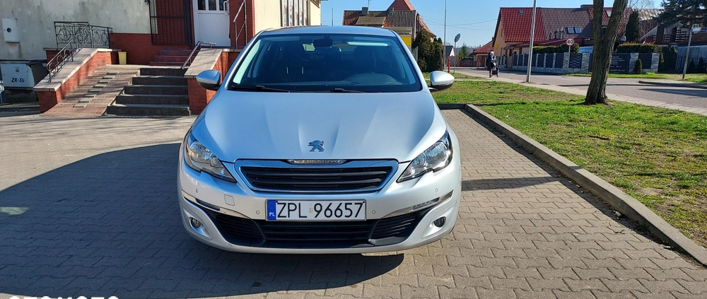 Peugeot 308 cena 27700 przebieg: 177000, rok produkcji 2015 z Police małe 67